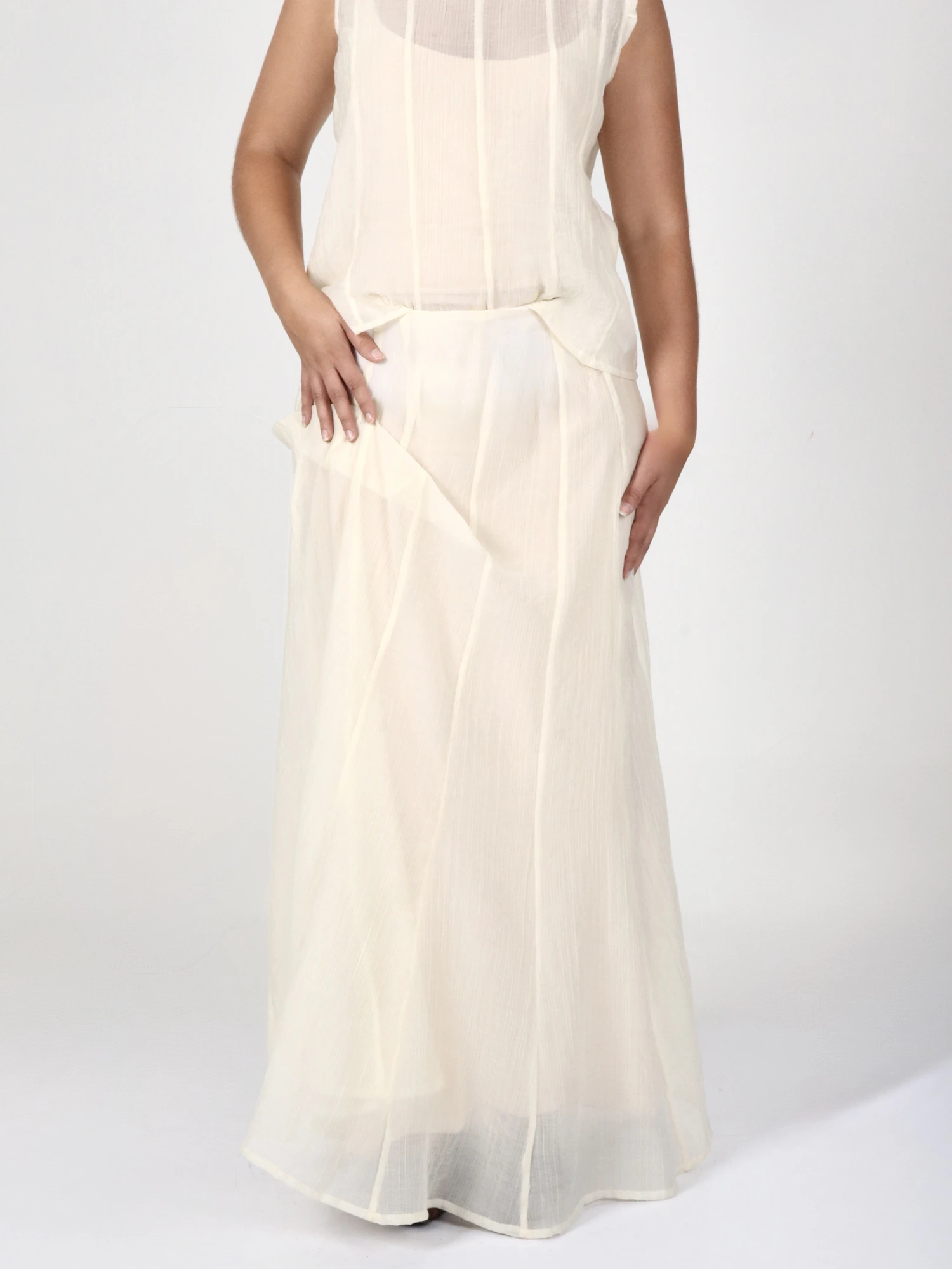 Pollera Bruma Organza - Imagen 5